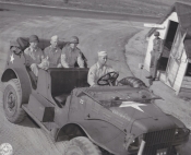 Gen. McNair visits 100th